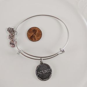 Stainless Steel Nana Adj Charm Bracelet